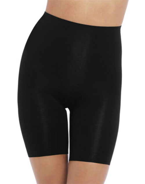 High Waisted Thigh Shaper In Black