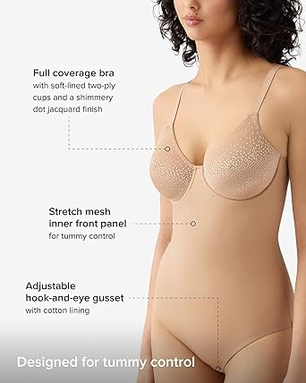 Back Appeal Shaping Body Briefer, Style# 801303, C-DDD Cups