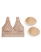 B-Smooth Wire Free Bra in Sand/Removable Pads