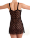 B.Tempt'd Lace Kiss Chemise, back view in Night