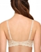 Embrace Lace Plunge Underwire Contour Bra, Back View in Sand/Ivory