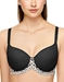 Embrace Lace Underwire T-Shirt Bra in Black/Ivory