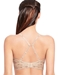 Halo Lace Wire Free Convertible Bra in Sand, Back View