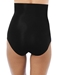 Wacoal Beyond Naked Cotton Shaping Hi-Waist Brief in Black, Back View