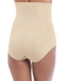 Wacoal Beyond Naked Cotton Shaping Hi-Waist Brief in Sand, Back View