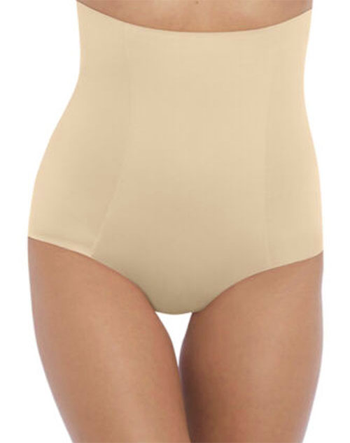 Wacoal Beyond Naked Cotton Shaping Hi-Waist Brief in Sand