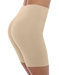 Wacoal Beyond Naked Cotton Thigh Shaper in Sand, Side View