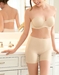 Body Base Shorty Panty in Sand shown with Red Carpet Strapless Bra