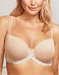 Embrace Lace Underwire T-Shirt Bra in Sand/Ivory