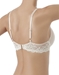 Embrace Lace Underwire T-Shirt Bra, 3/4 back in Sand/Ivory