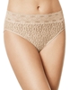 Halo Lace Hi-Cut Brief Panty in Sand