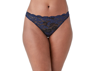 Wacoal Instant Icon™ Thong, Up to Size S-XL, Style # 842322 Wacoal Instant Icon™ Thong 842322, wacoal Instant Icon thong, 842322, lace thong,  Wacoal lace thong, pretty thong, wacoal thong