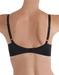 La Femme Underwire T-Shirt Bra, back view in Black