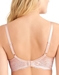 Wacoal Lace Affair Underwire Bra in Rose Dust/Angel Wing, Back View