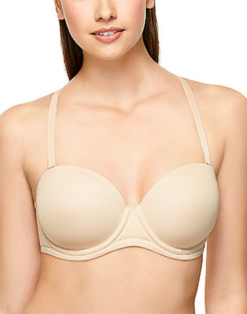 Wacoal Red Carpet Strapless Full Busted Underwire Bra Style # 854119