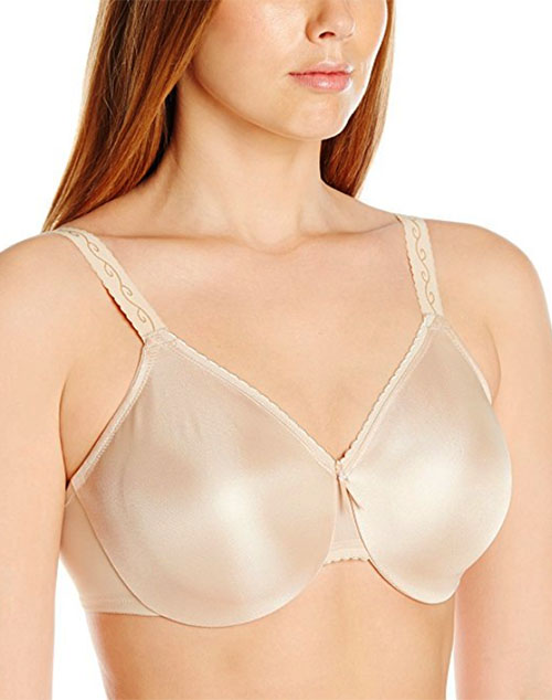 Simple Shaping Full Coverage Underwire Minimizer Bra in Sand