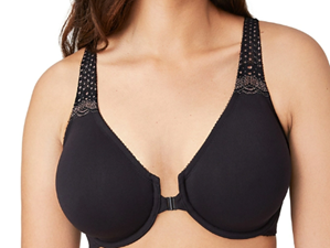 Wacoal Soft Embrace Front Close Racerback Underwire Bra, B to DDD Cup, Style # 851311 wacoal soft embrace front close racerback underwire bra, b to ddd cup, 851311, seamless bras, smooth bra