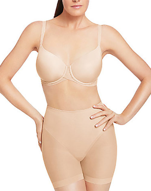 NWT WACOAL 852281 Ultimate Side Smoother, Wireless, T-Shirt Bra, Beige