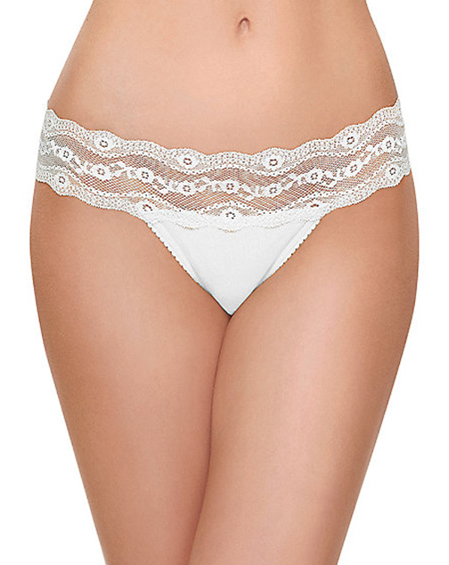 btempt'd b.adorable Thong in White