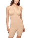 Beyond Naked Cotton Blend Open Bust Thigh Shaper in Sand
