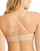 Staying Power Strapless Wire Free Bra in Sand, Crisscross Back