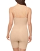 Beyond Naked Cotton Blend Open Bust Thigh Shaper in Sand, Back View