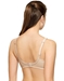 How Perfect Full Figure Wire Free Bra, Back View in Sand