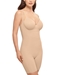 Beyond Naked Cotton Blend Open Bust Thigh Shaper in Sand